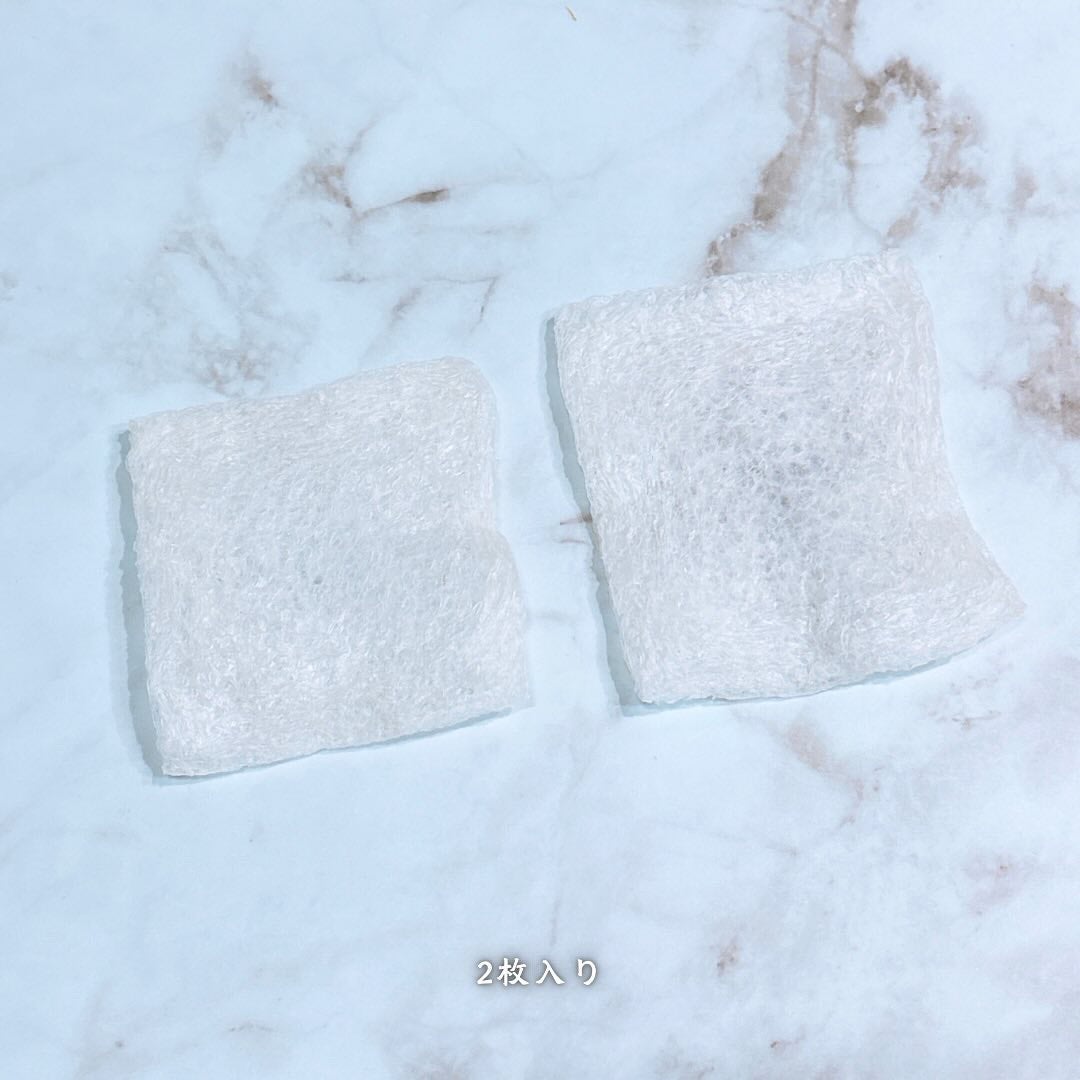 こんにゃくスポンジシート -天女の羽衣-/ナチュラブ/その他スキンケアグッズを使ったクチコミ(4枚目)