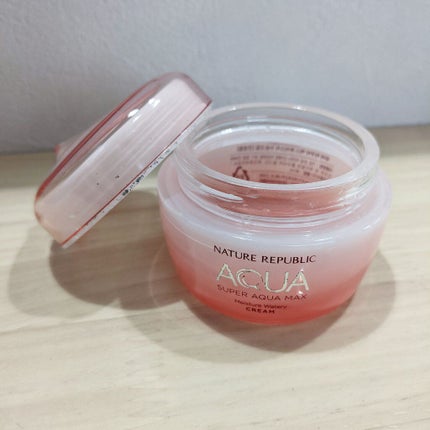 スーパーアクアマックス モイスチャー水分クリーム (乾燥肌)/ネイチャーリパブリック/フェイスクリームを使ったクチコミ(1枚目)