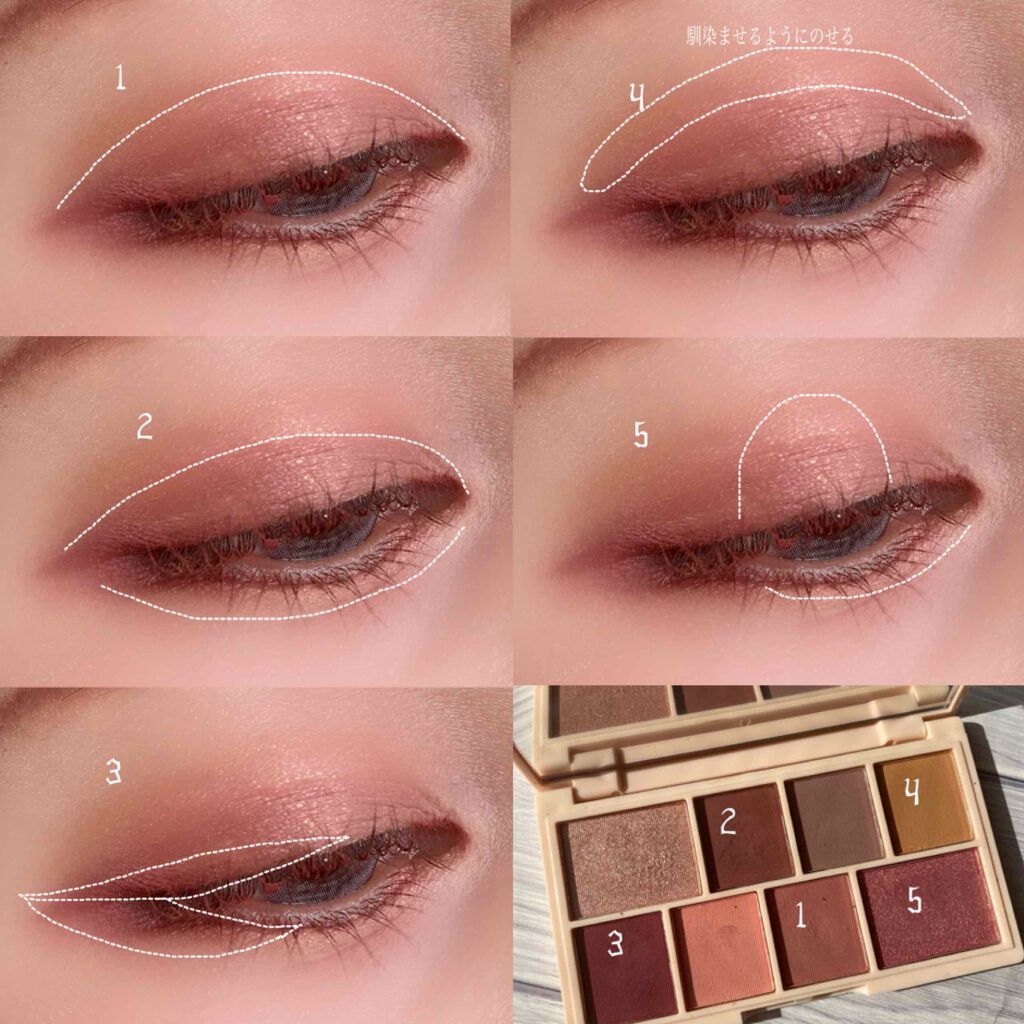 ミニチョコレートアイシャドウパレット/MAKEUP REVOLUTION/アイシャドウパレットを使ったクチコミ（2枚目）