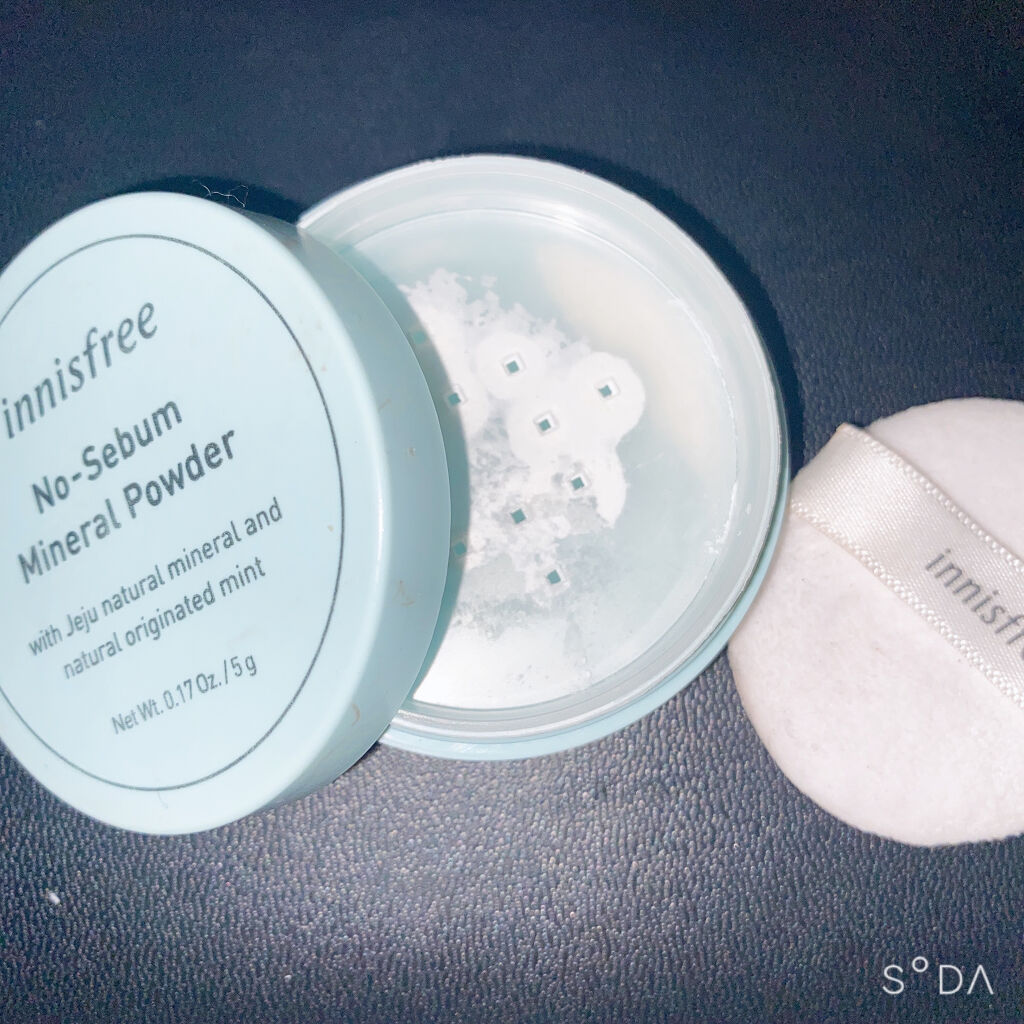 ノーセバム ミネラルパウダー/innisfree/ルースパウダーを使ったクチコミ（3枚目）