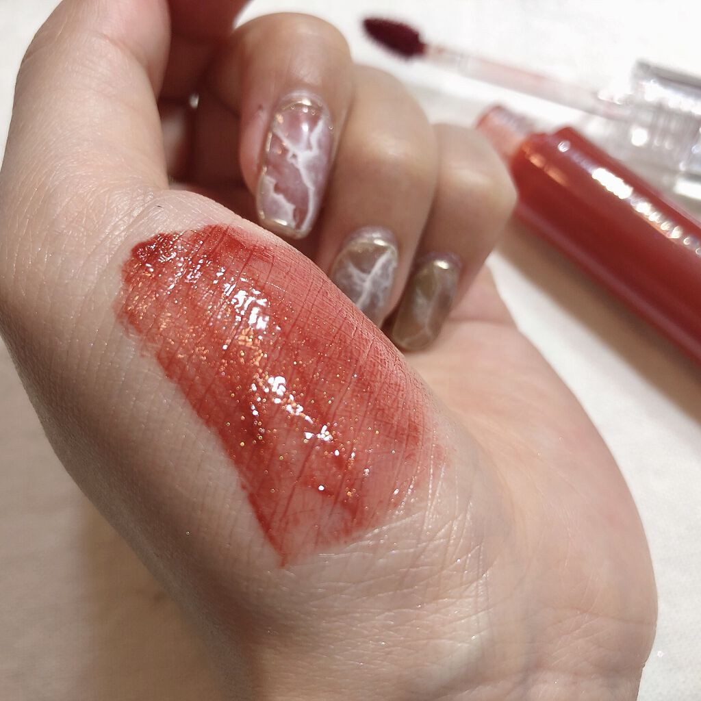 ノンスティッキーダズルティント/unleashia/リップティントを使ったクチコミ（3枚目）