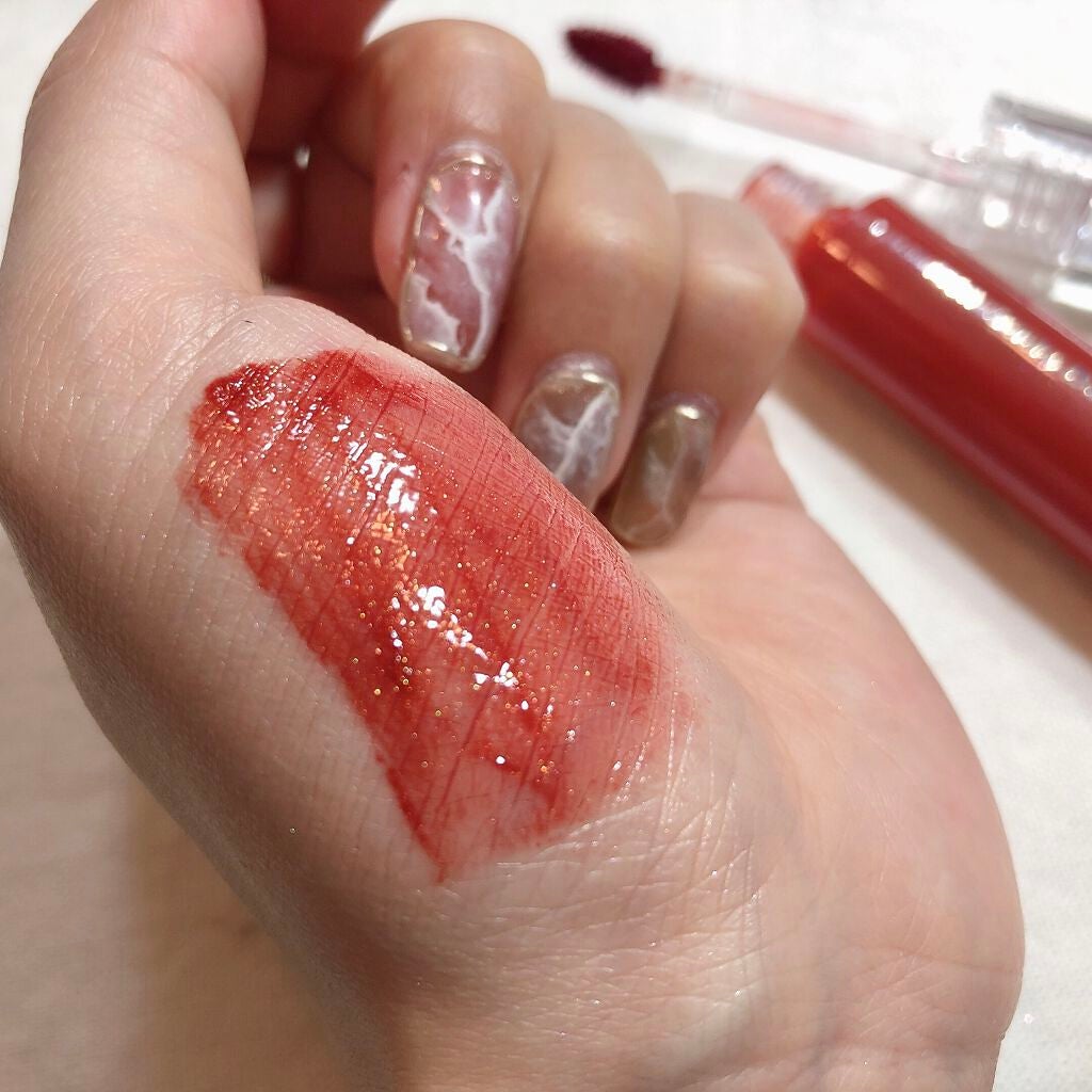 ノンスティッキーダズルティント/unleashia/リップティントを使ったクチコミ(3枚目)