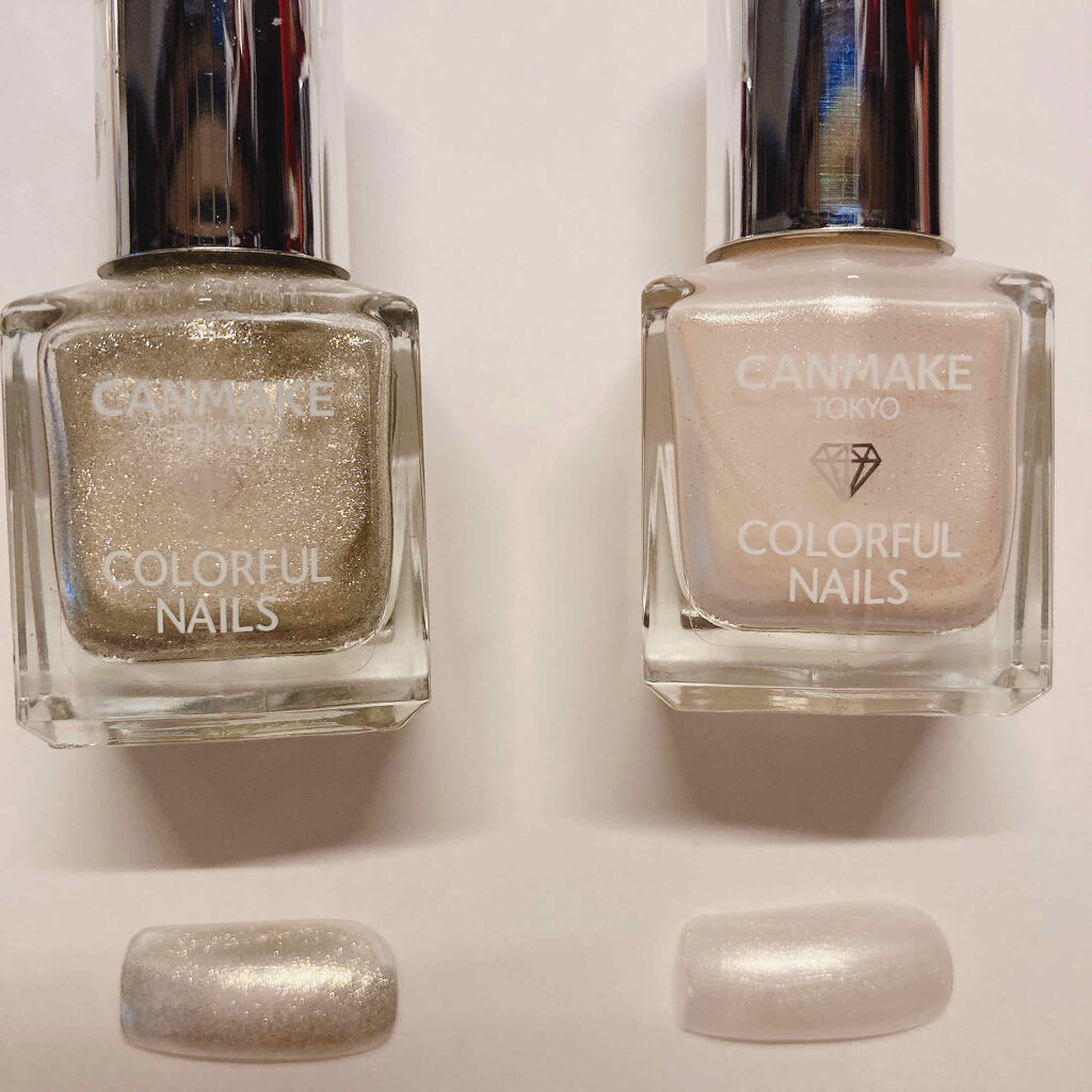 カラフルネイルズ 99 ブライズパール/キャンメイク/マニキュアを使ったクチコミ（2枚目）