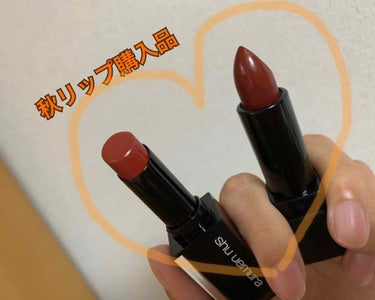 【秋の購入品】
・Celvoke ディグニファイド リップス 10
・shu uemura ルージュ アンリミテッド ラッカーシャイン LS BR 784

セルヴォークの10番はレンガ色で有名なカラー