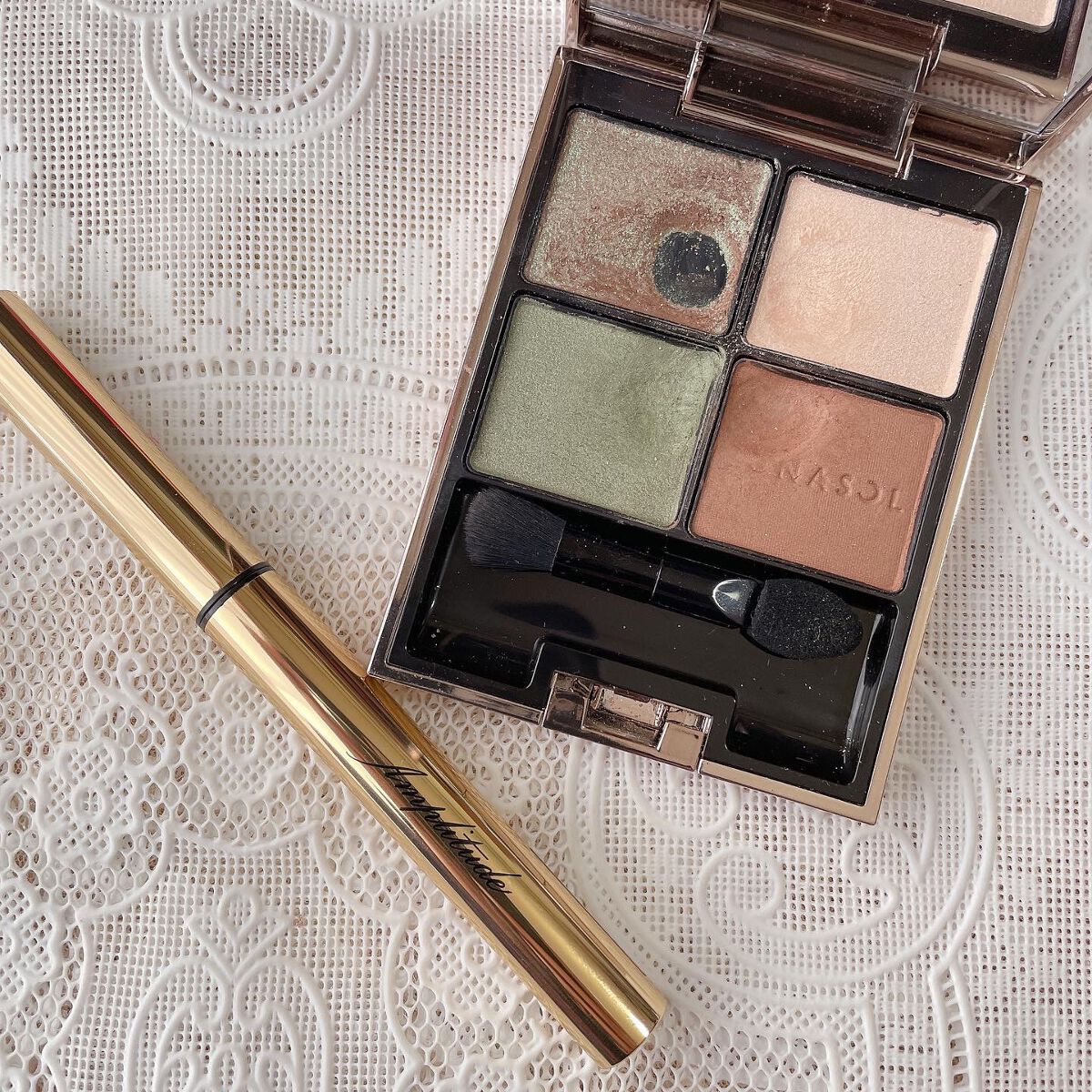 ロングラスティング リキッドアイライナー 05 モスグリーン/Amplitude/リキッドアイライナーを使ったクチコミ（2枚目）