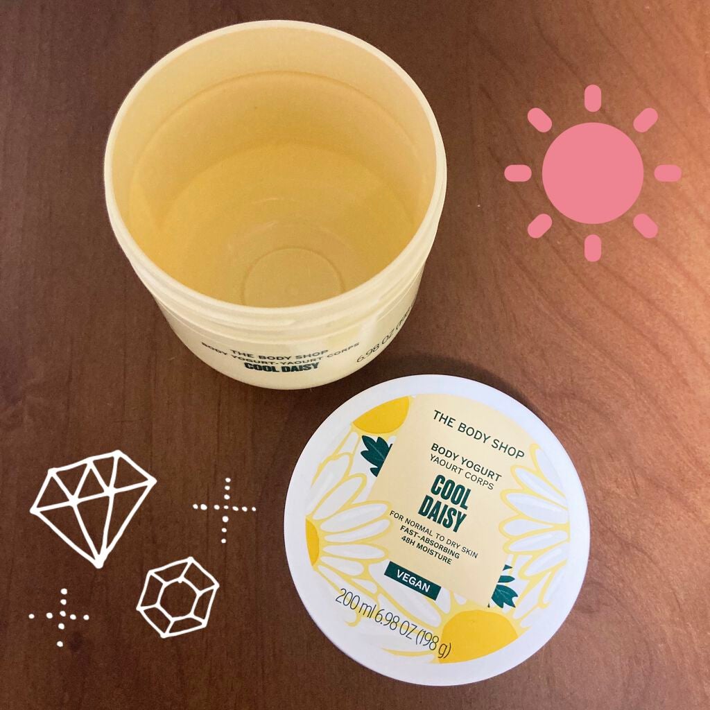 ボディヨーグルト クールデイジー/THE BODY SHOP/ボディクリームを使ったクチコミ(1枚目)