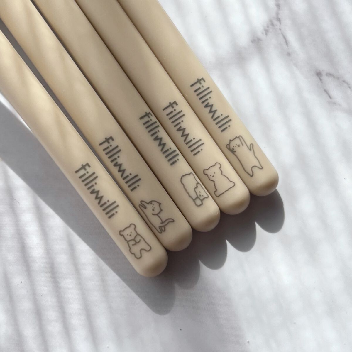 fillimilli アイメイクブラシセット/fillimilli/メイクブラシを使ったクチコミ（3枚目）