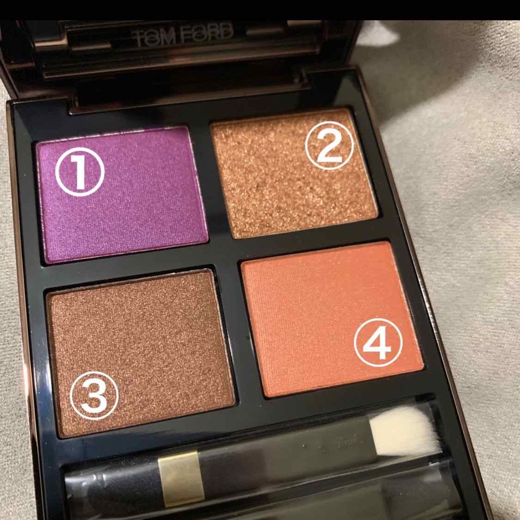 アイ カラー クォード/TOM FORD BEAUTY/アイシャドウパレットを使ったクチコミ（2枚目）