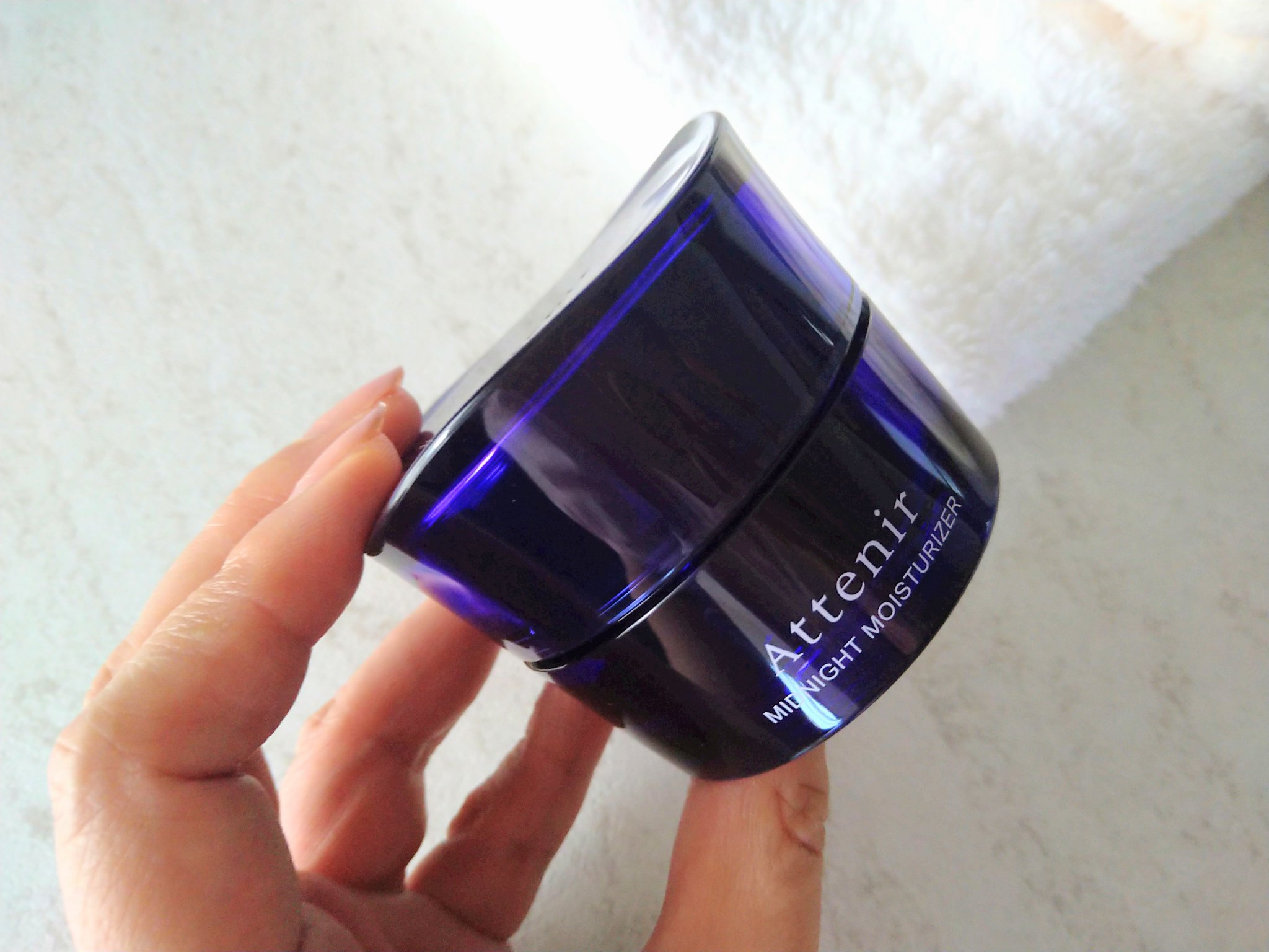 アテニア ミッドナイトモイスチャライザー/アテニア/フェイスクリームを使ったクチコミ（2枚目）