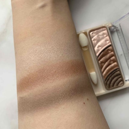 トーンアップアイシャドウ/CEZANNE/アイシャドウパレットを使ったクチコミ(3枚目)