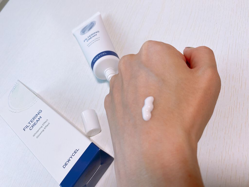 フィルタリングクリーム/DEWYCEL/日焼け止めクリームを使ったクチコミ（2枚目）