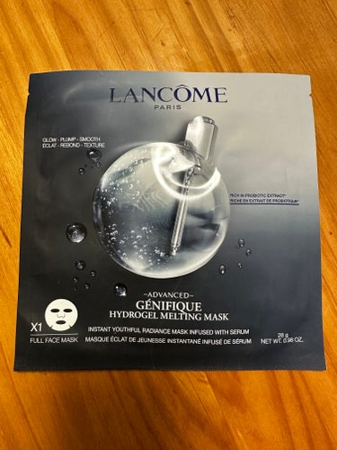LANCOME ジェニフィック アドバンスト バイオセルロース マスクのクチコミ「今まで使ったマスクの中で最強❤️‍🔥デート前日は絶対これ。LANCOMEのジェニフィック アド.....」（1枚目）
