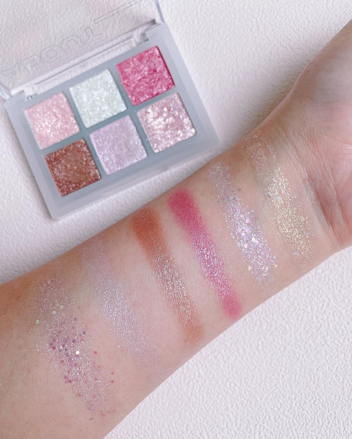 オーマイグリッターポップ/ABOUT TONE/アイシャドウパレットを使ったクチコミ(6枚目)