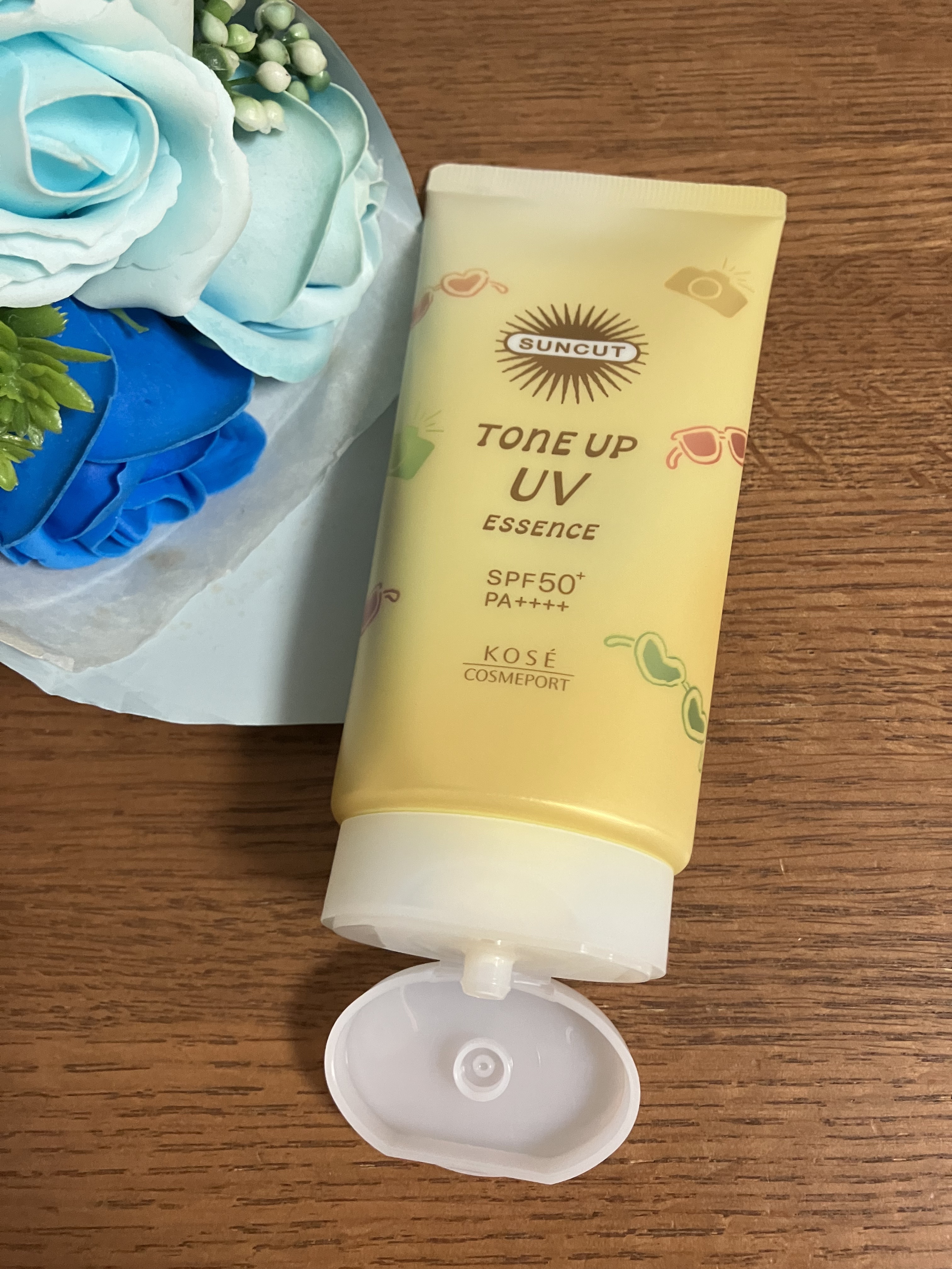 サンカットR トーンアップUV エッセンス/サンカット®/日焼け止めローションを使ったクチコミ（3枚目）