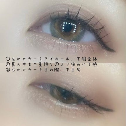 トーンアップアイシャドウ/CEZANNE/アイシャドウパレットを使ったクチコミ(2枚目)