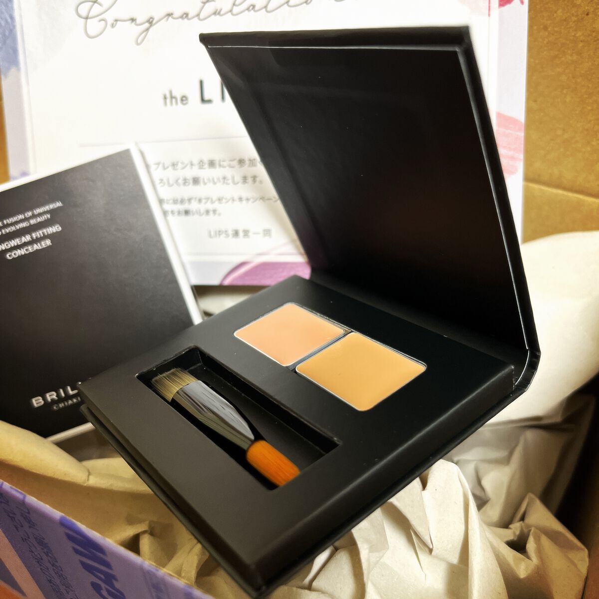 ロングウェア フィッティング コンシーラー/ブリリアージュ/パレットコンシーラーを使ったクチコミ（2枚目）