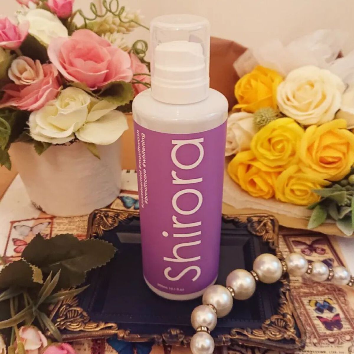 ホワイトニングデンタルリンス ジャスミンミント/Shirora/マウスウォッシュ・スプレーを使ったクチコミ（3枚目）