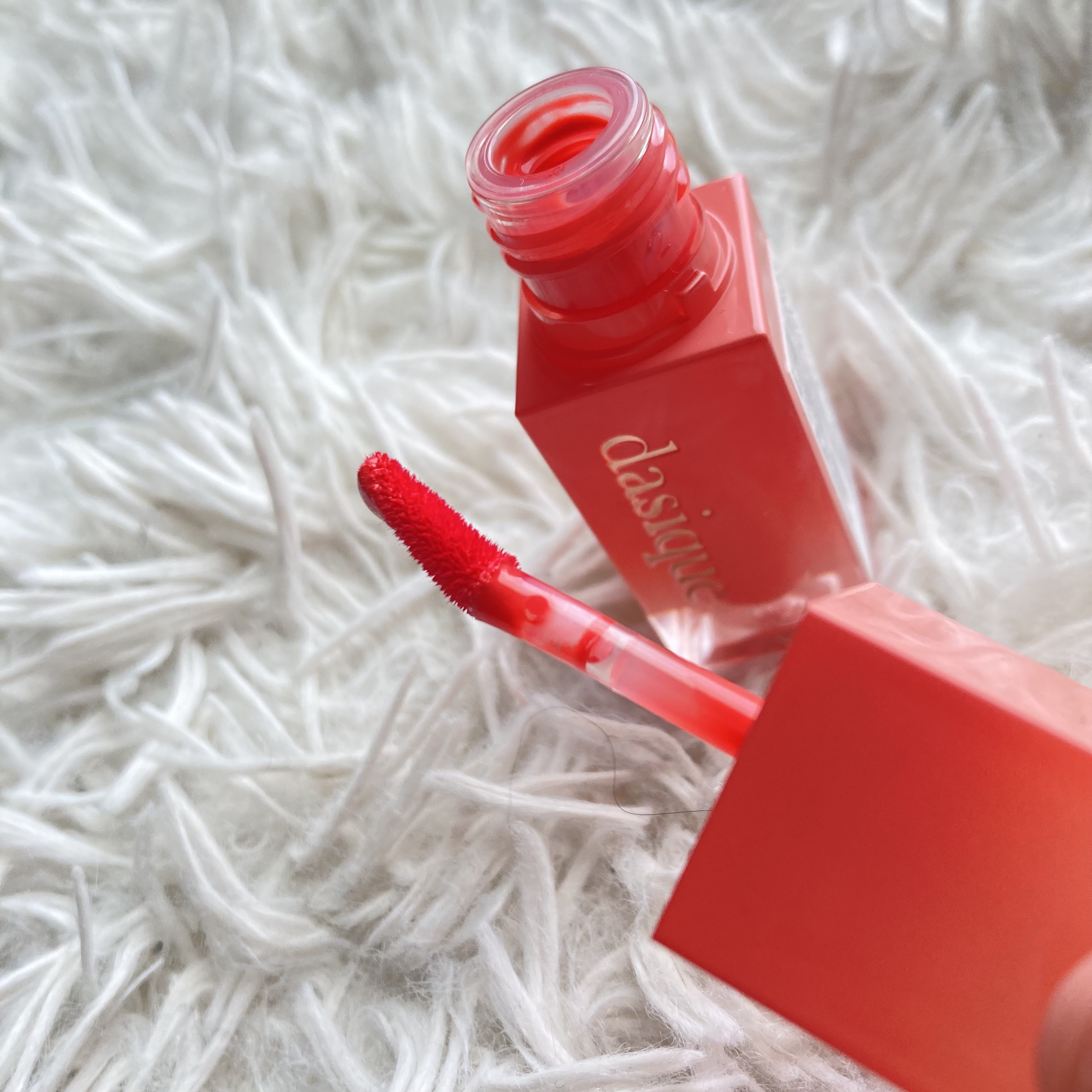 ジューシーデュイティント 02 メロンシャーベット/dasique/リップティントを使ったクチコミ（3枚目）