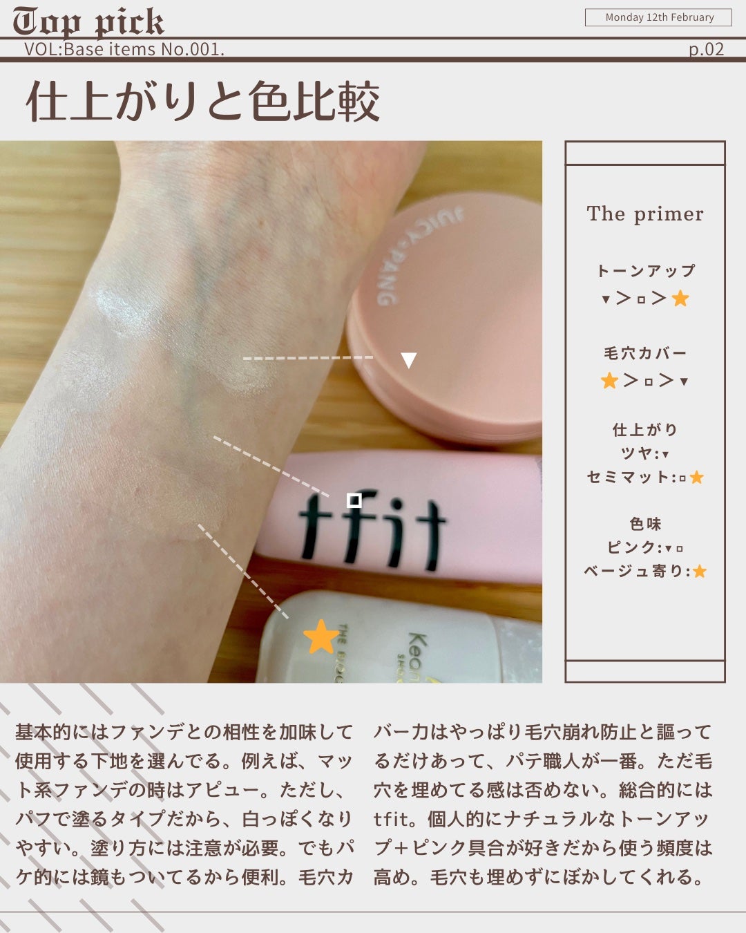 ジューシーパン スキンケアプライマー/A’pieu/化粧下地を使ったクチコミ(2枚目)