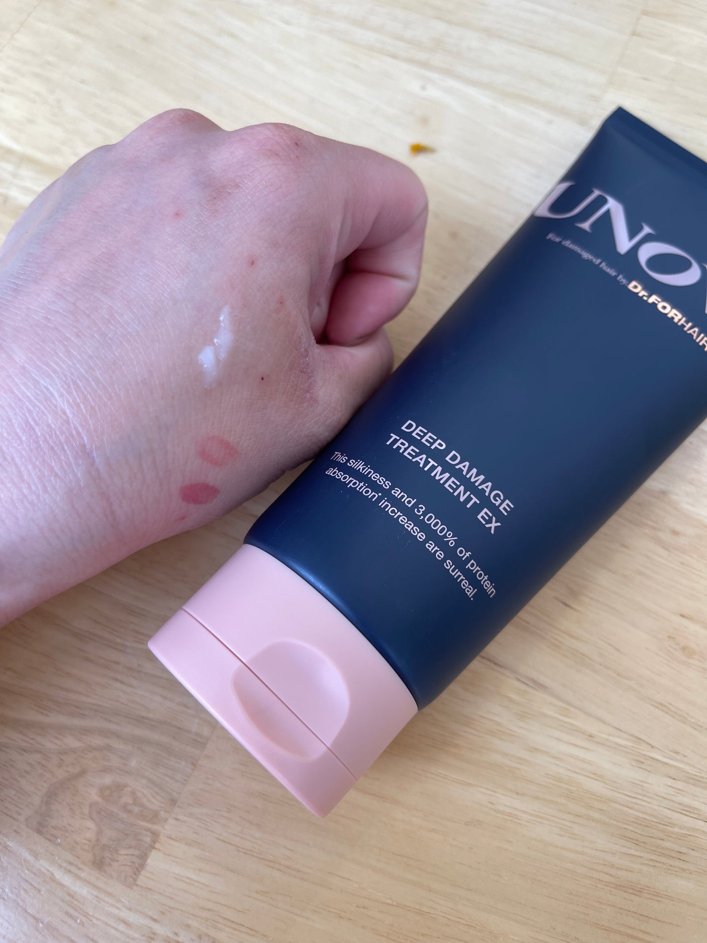 ディープダメージトリートメントEX/UNOVE/洗い流すヘアトリートメントを使ったクチコミ(2枚目)