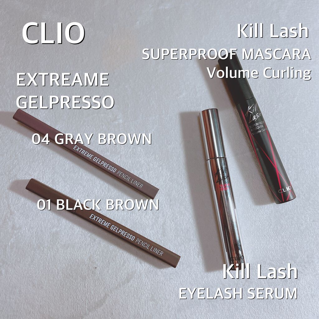 キル ラッシュ スーパープルーフ マスカラ/CLIO/マスカラを使ったクチコミ（1枚目）