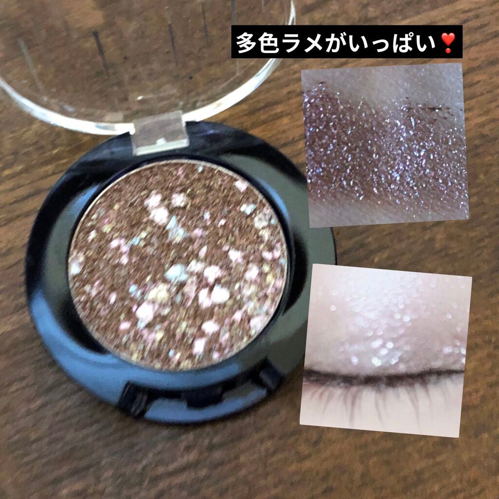 グリッター シャドウ カラー/rom&nd/グリッターを使ったクチコミ(2枚目)