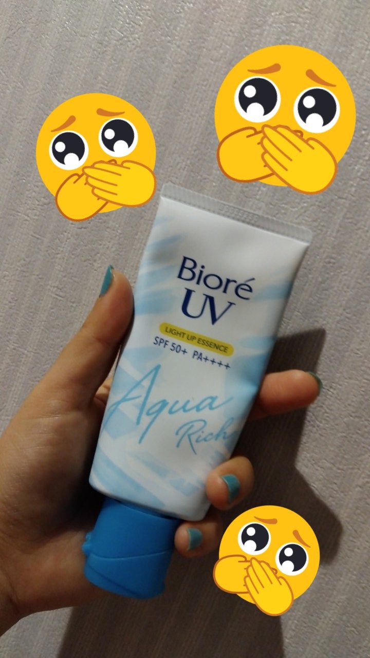 ビオレUV アクアリッチ ライトアップエッセンス/ビオレ/日焼け止めクリームを使ったクチコミ（1枚目）