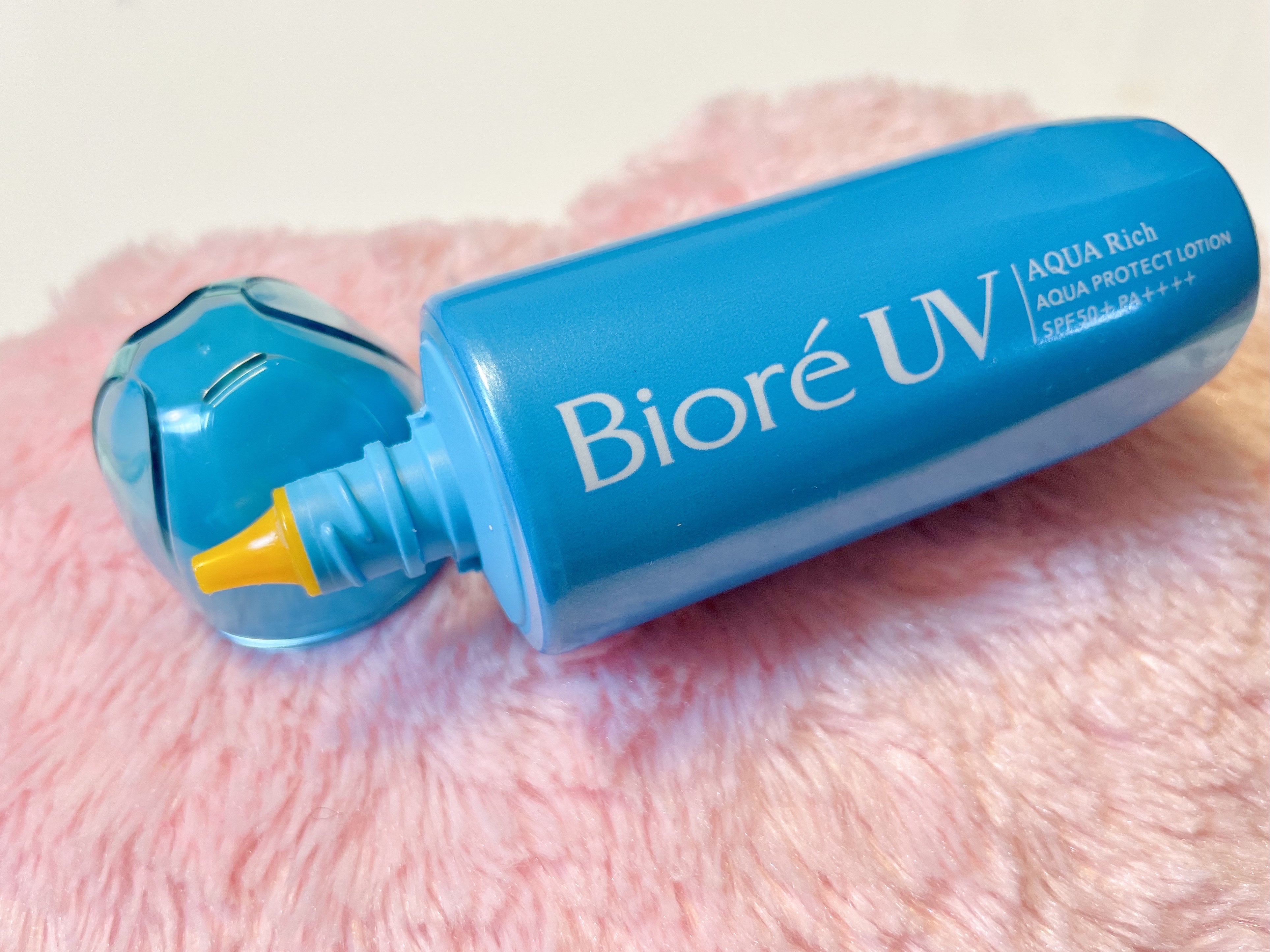 ビオレUV アクアリッチ アクアプロテクトローション(水層パック)/ビオレ/日焼け止めローションを使ったクチコミ（2枚目）