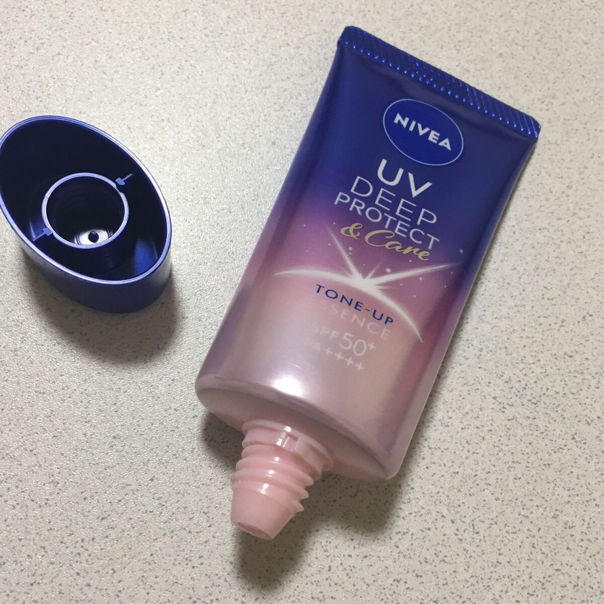 ニベアUV ディープ プロテクト&ケア トーンアップ エッセンス/ニベア/日焼け止めローションを使ったクチコミ(1枚目)