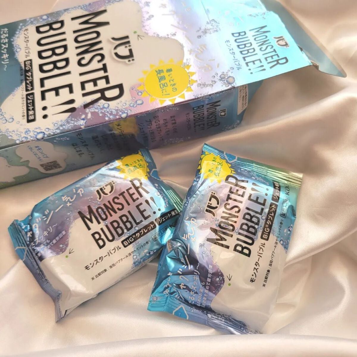モンスターバブル ゆるんとジャグジー気分/バブ/炭酸系入浴剤を使ったクチコミ(2枚目)