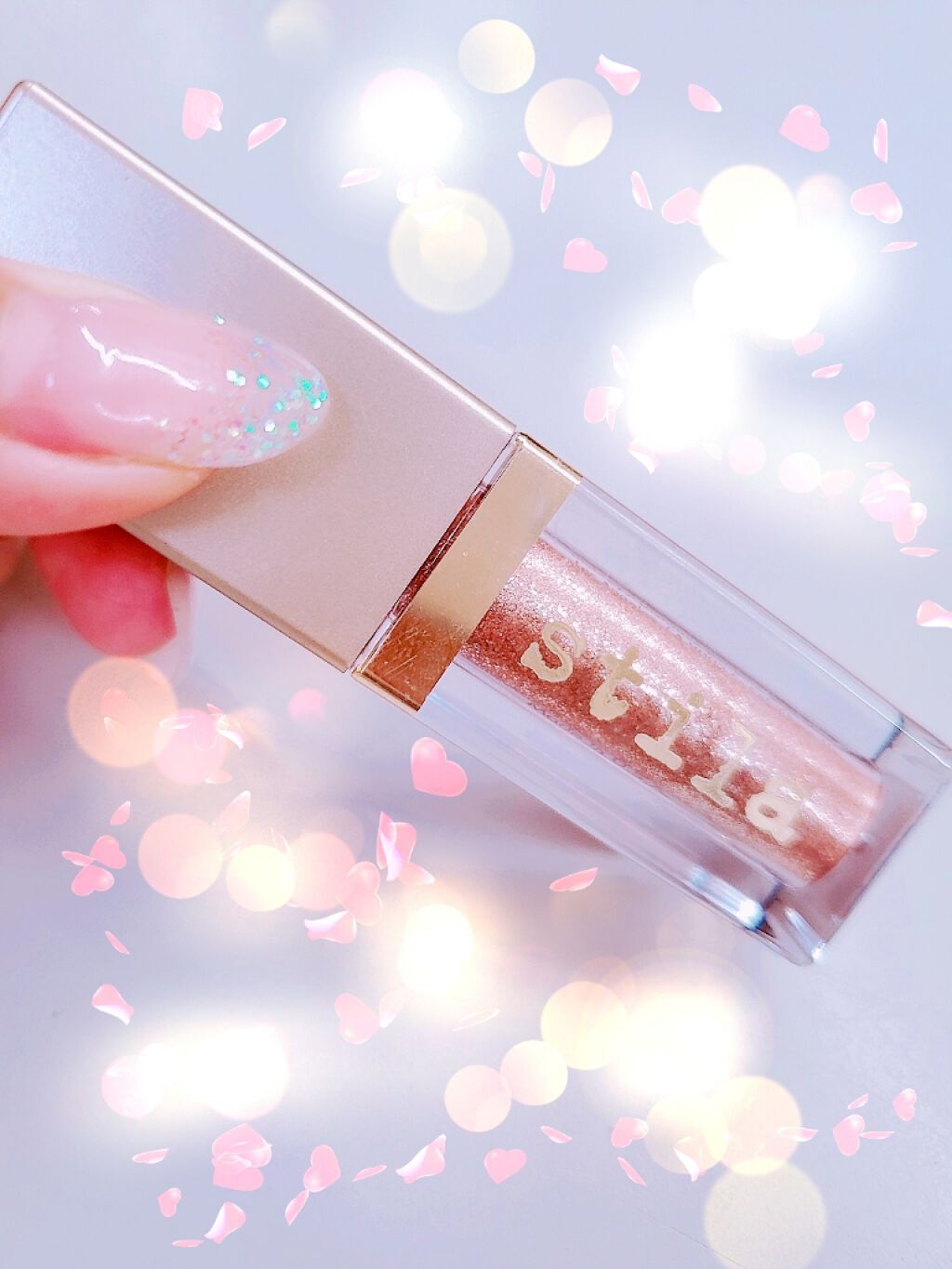 事務のゆきちゃん on LIPS 「スティラ グリッター&グロウ リキッドアイシャドウカラー‥キト..」(1枚目)