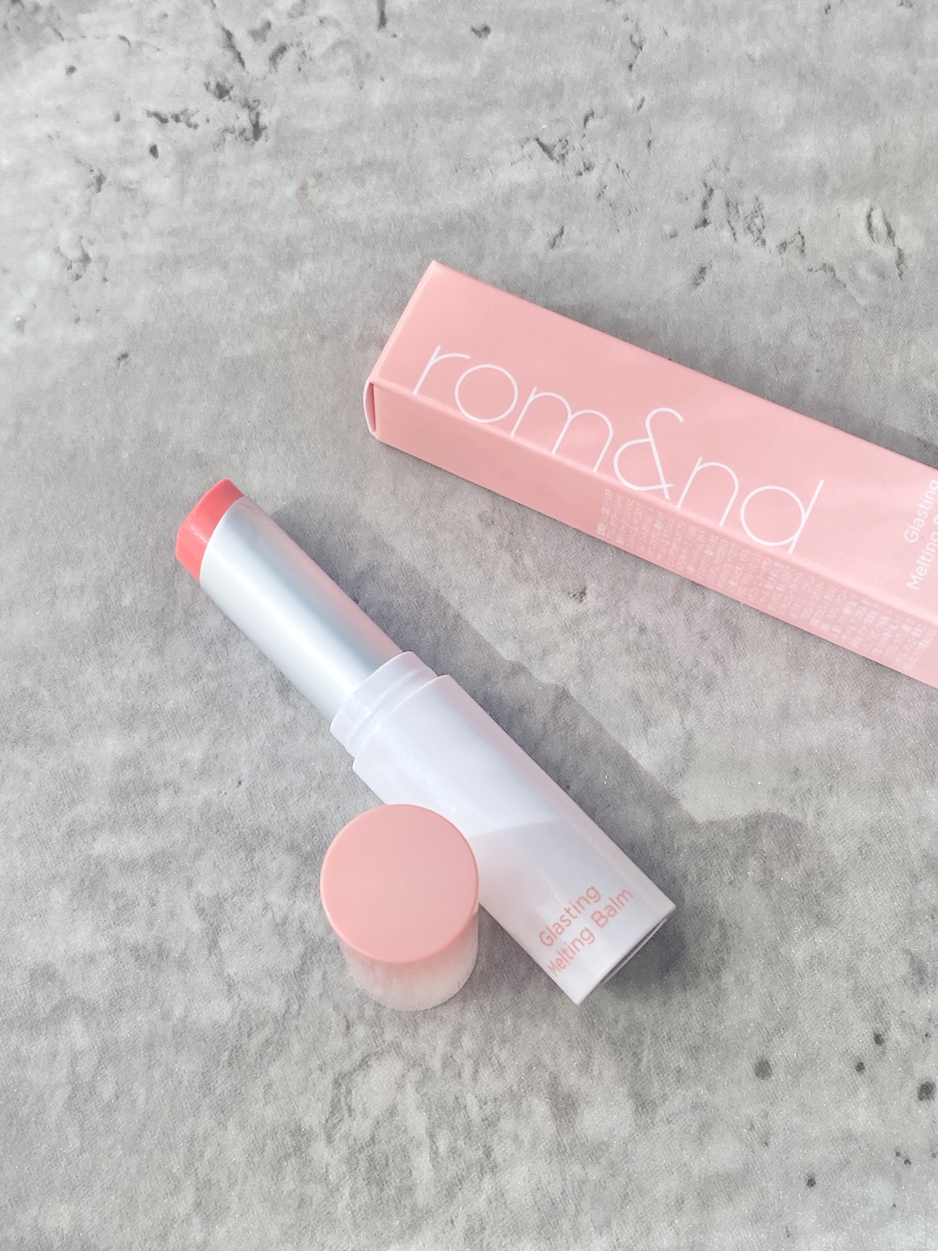 グラスティングメルティングバーム 08 コーラリア(Colalia)/rom&nd/リップバームを使ったクチコミ（1枚目）