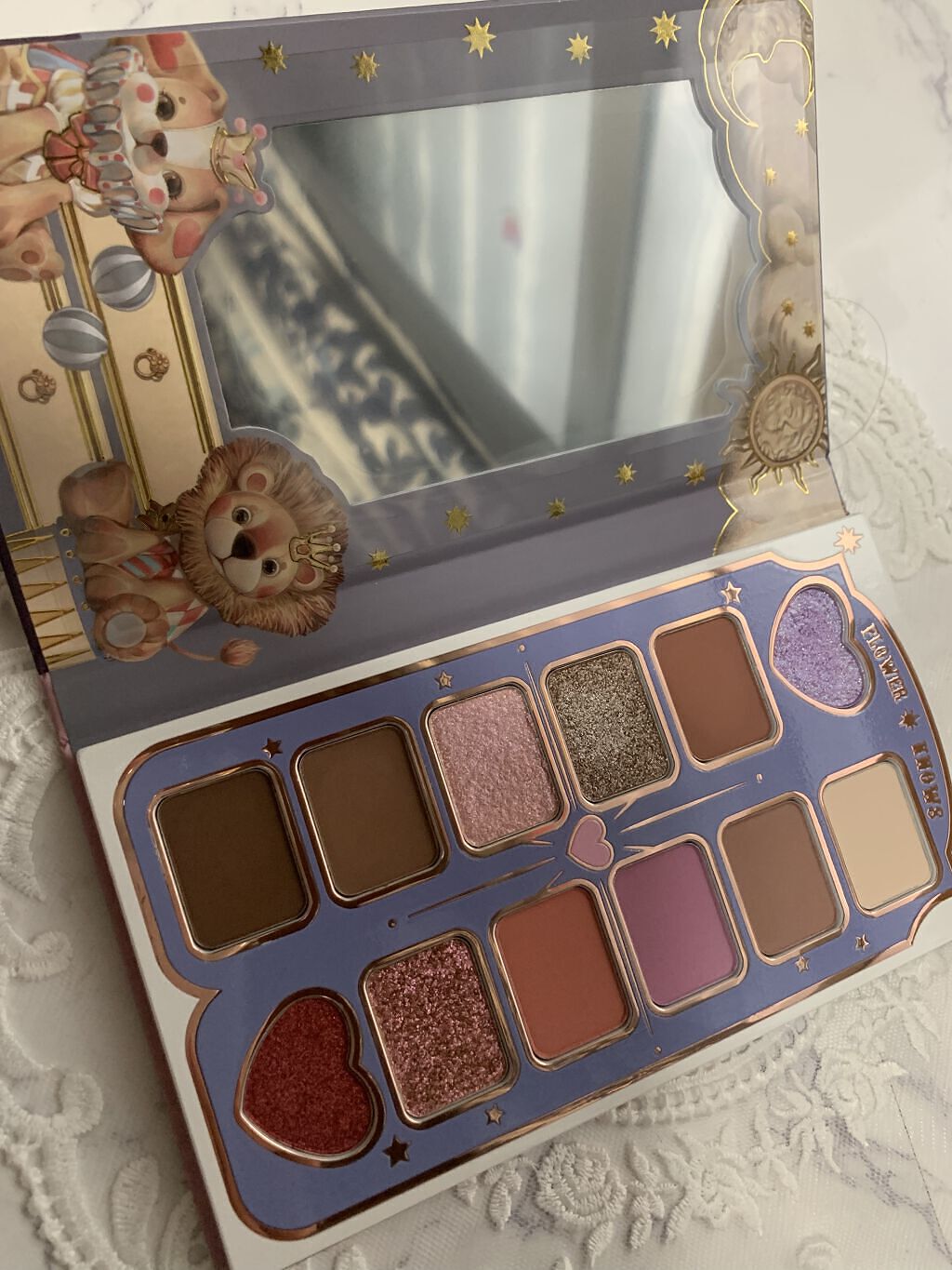 サーカスシリーズ12色アイシャドウパレット  02 Incredible Kingdom/FlowerKnows/アイシャドウパレットを使ったクチコミ（3枚目）