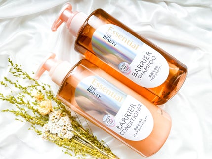 ザビューティ 髪のキメ美容素髪を守る バリアシャンプー/コンディショナー/エッセンシャル/シャンプー・コンディショナーを使ったクチコミ(1枚目)