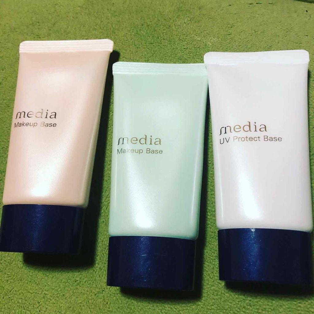 メイクアップベースS(グリーン)/media/化粧下地を使ったクチコミ(1枚目)