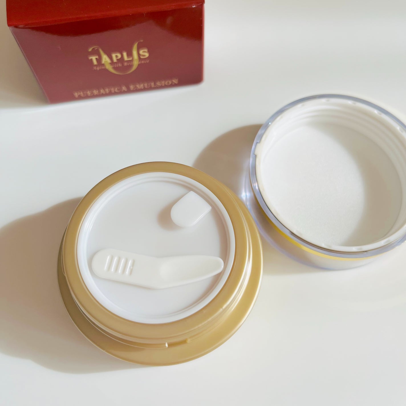 タプリス プエラフィカ エマルション/ドクターベルツ/フェイスクリームを使ったクチコミ(2枚目)