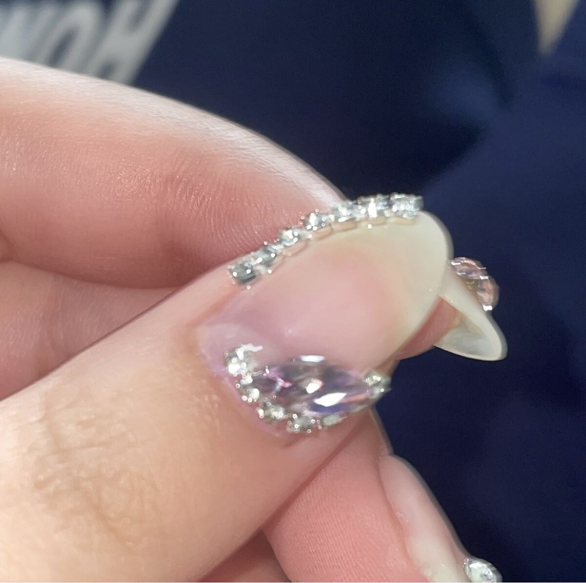 ネイルパーツ/セリア/ネイルチップ・パーツを使ったクチコミ（2枚目）