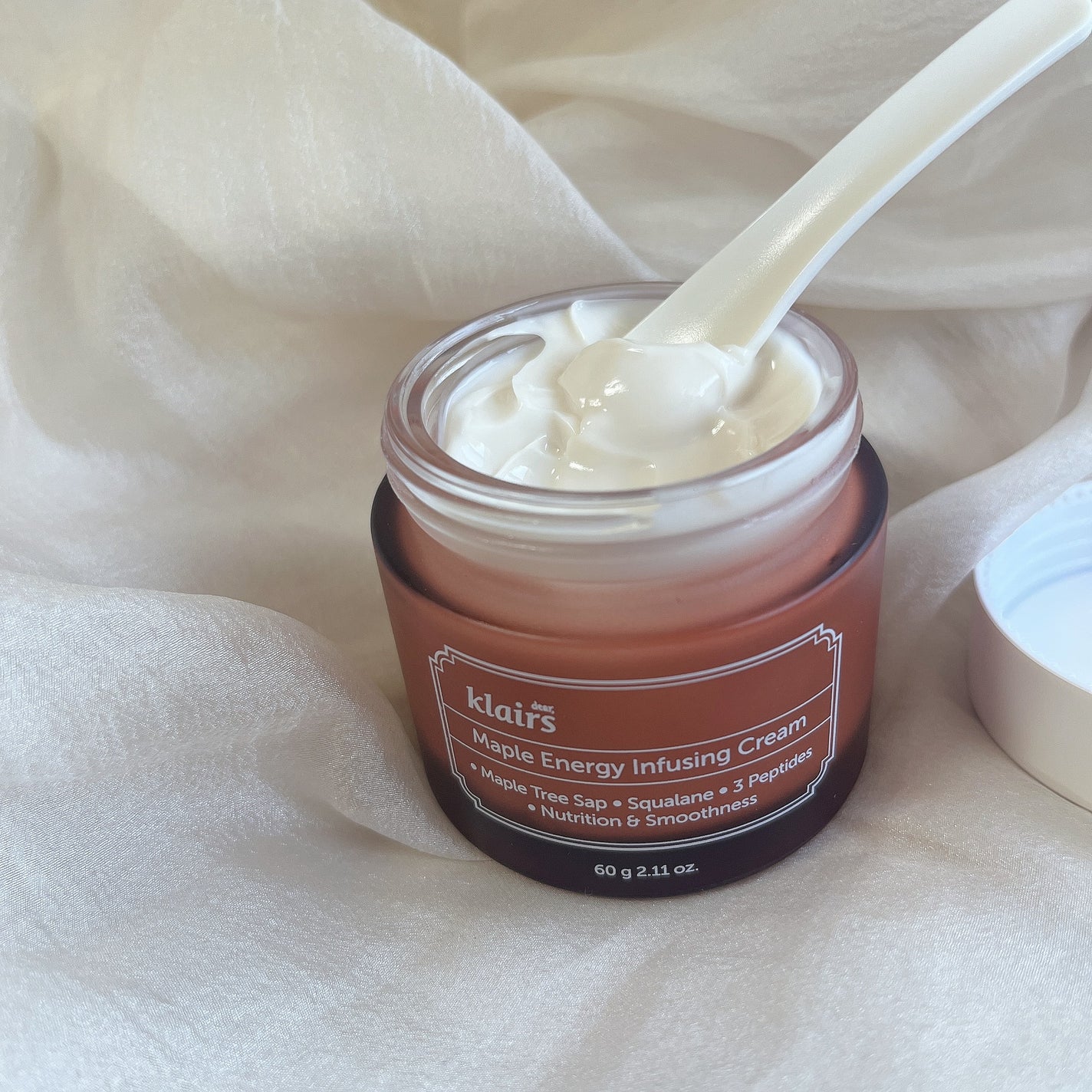 メープルエナジーインフュージングクリーム/Klairs/フェイスクリームを使ったクチコミ(2枚目)