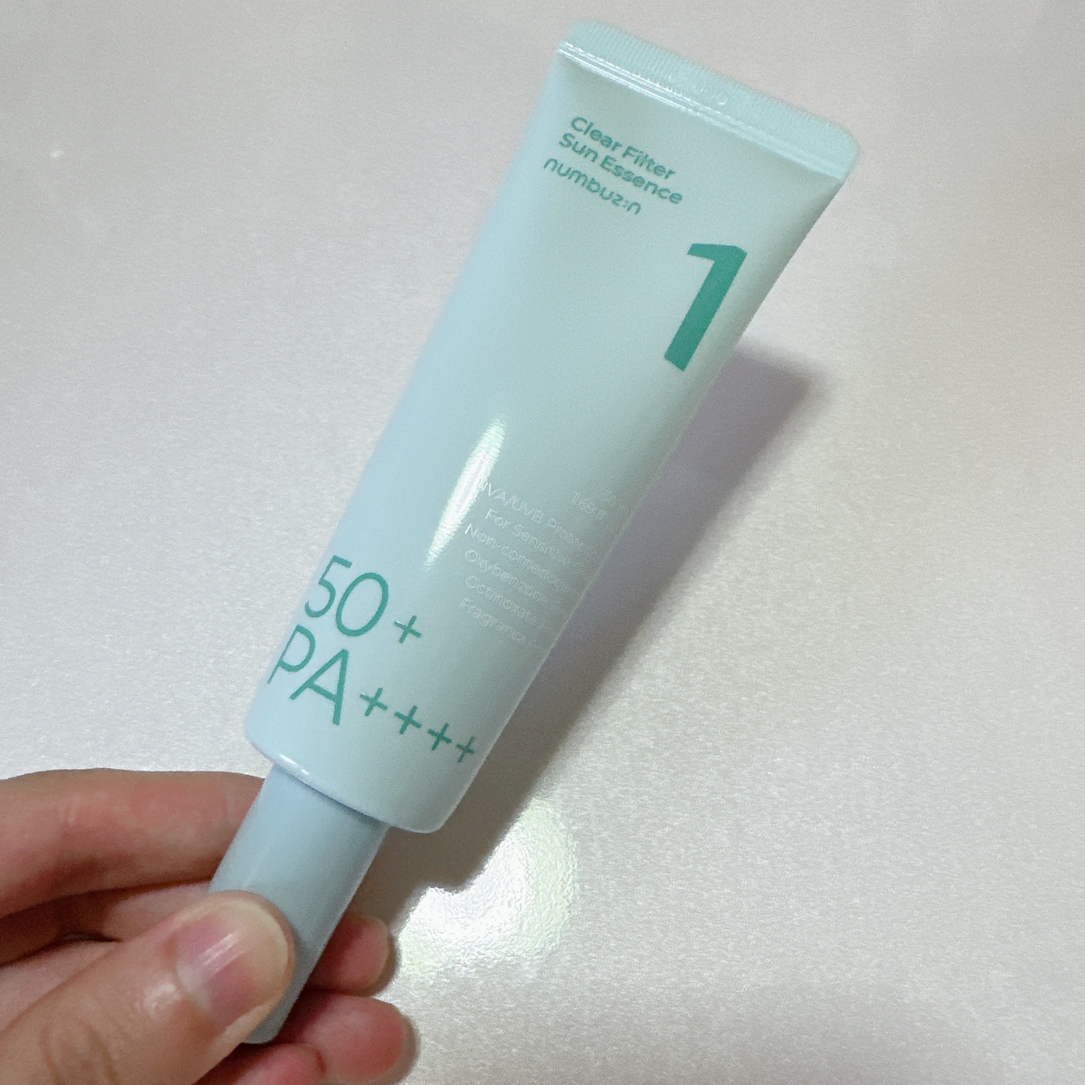 1番 青草水分コーティングUVクリーム/numbuzin/フェイスクリームを使ったクチコミ（2枚目）