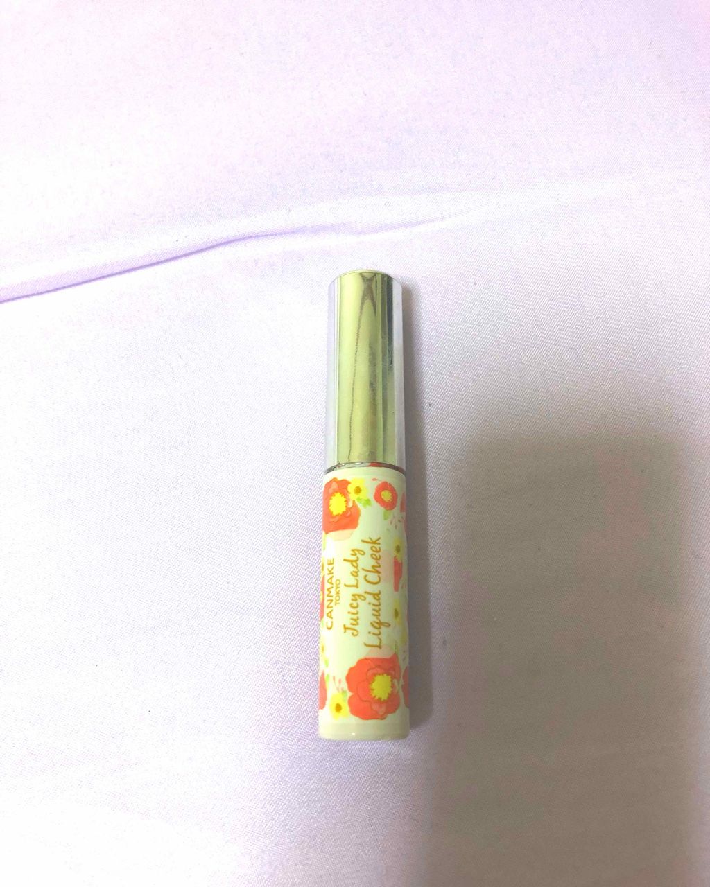 ジューシーレディリキッドチーク/キャンメイク/リキッドチークを使ったクチコミ（1枚目）