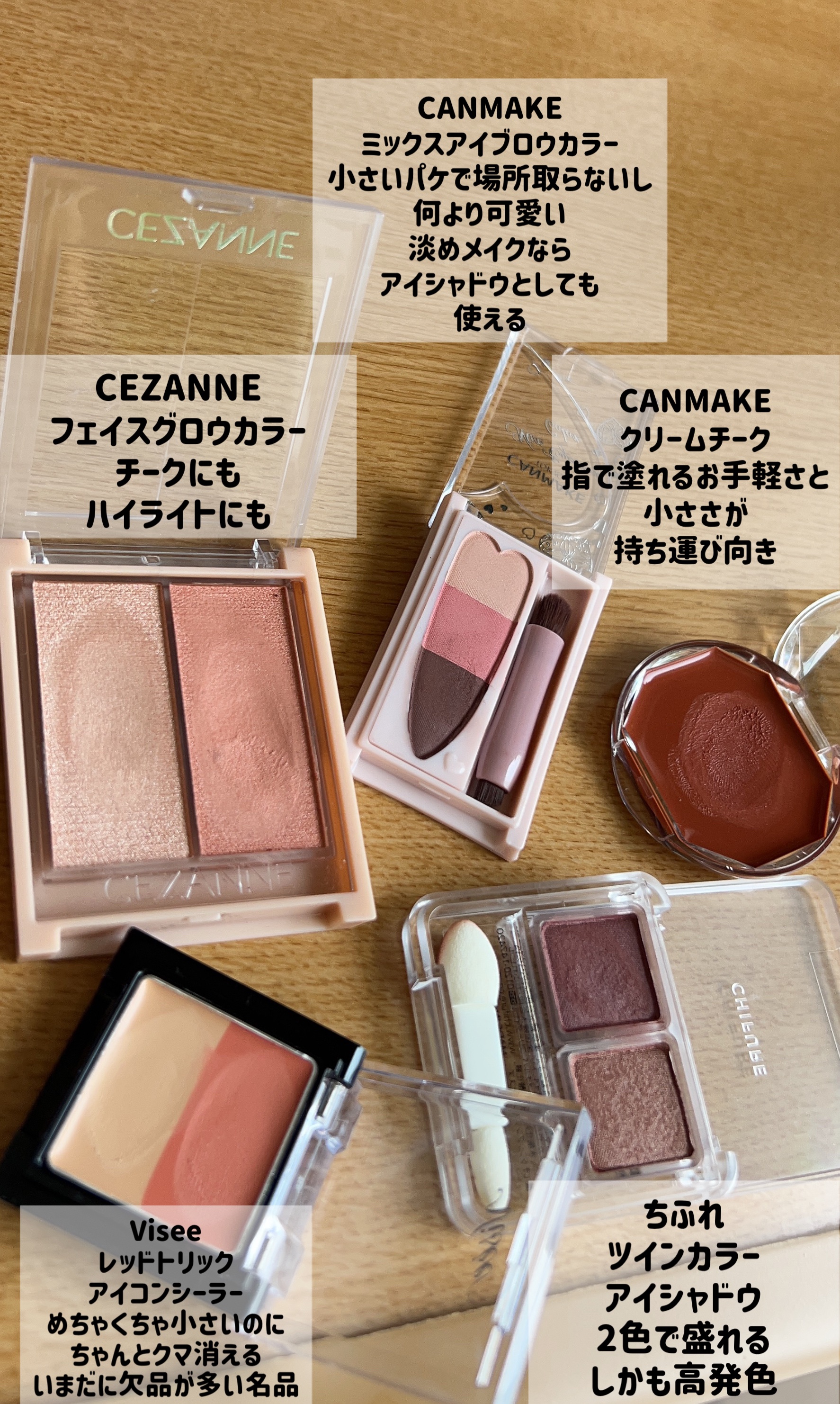 クリームチーク/キャンメイク/ジェル・クリームチークを使ったクチコミ（2枚目）