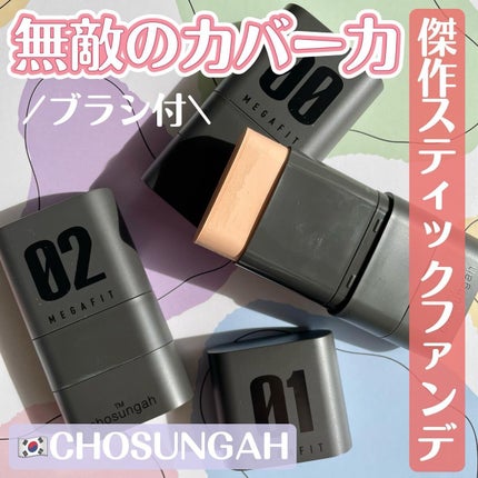 メガ フィット スティックファウンデーション/CHOSUNGAH BEAUTY/その他ファンデーションを使ったクチコミ(1枚目)