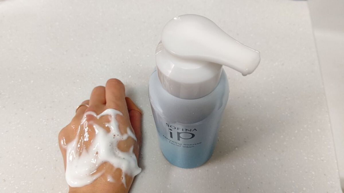 ソフィーナ iP リニュー ムース ウォッシュ/SOFINA iP/泡洗顔を使ったクチコミ（3枚目）