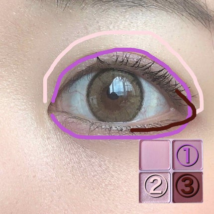 ベターザンアイズ ミルクシリーズ/rom&nd/アイシャドウパレットを使ったクチコミ(3枚目)