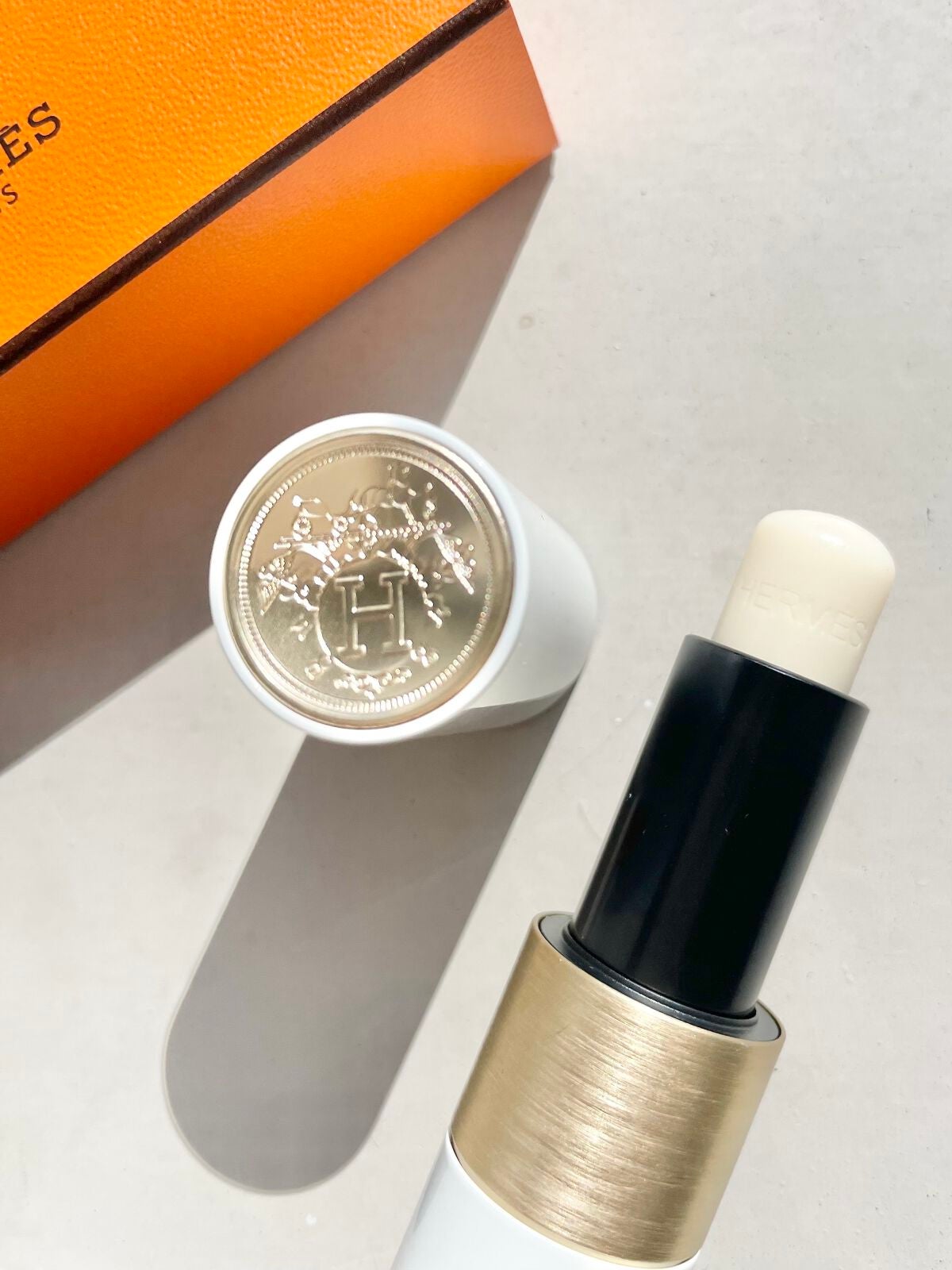 ルージュ エルメス ボーム ドゥ ソワン プール レ レーヴル/エルメス/リップバームを使ったクチコミ(2枚目)