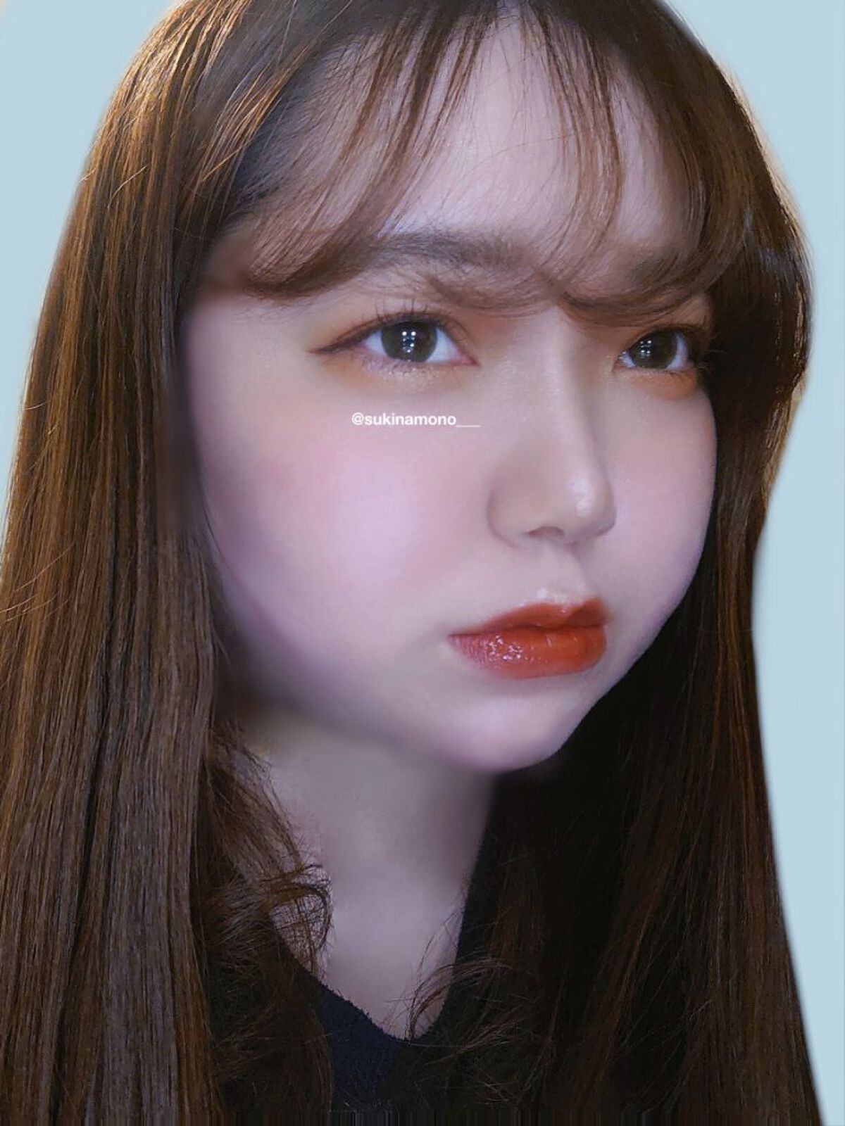 リップアンドチーク ヌードマットティント/CathyDoll/リップティントを使ったクチコミ（3枚目）