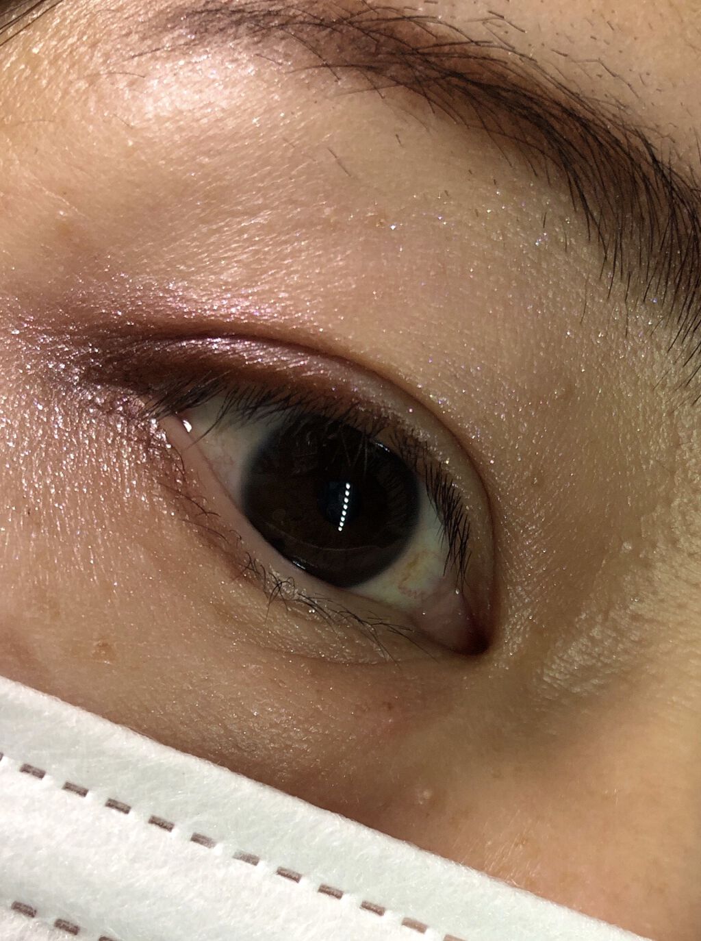 エクストラ ディメンション フォイル アイシャドウ M·A·C フロステッド ファイヤーワーク シルバー ベルズ/M・A・C/単色アイシャドウを使ったクチコミ（2枚目）