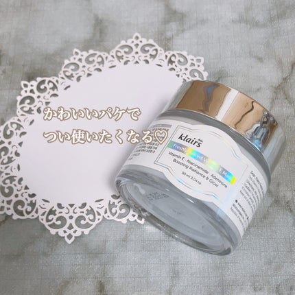 フレッシュリージュースドビタミンEマスク(90g)/Klairs/フェイスクリームを使ったクチコミ(2枚目)