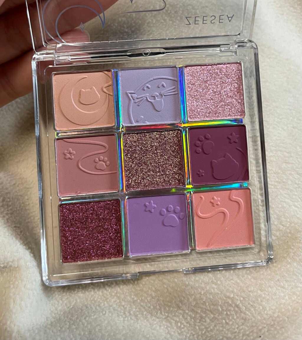 クォーツ 9色アイシャドウパレット(ドリームランドアイシャドウ)/ZEESEA/アイシャドウパレットを使ったクチコミ(1枚目)