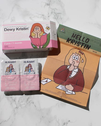 Dewy Kristin Monthly - ブラウン/Hapa kristin/カラーコンタクトレンズを使ったクチコミ(5枚目)